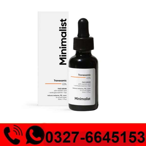   Minimalist Tranexamic 3% Face Serum Price in Pakistan
