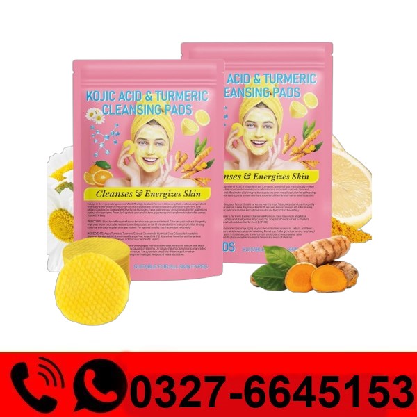  Kojic Acid Turmeric Cleansing Pads in Pakistan