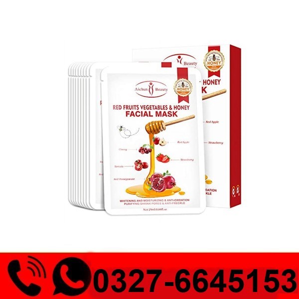  Aichun Beauty Red Fruits Vegetables & Honey Facial Mask