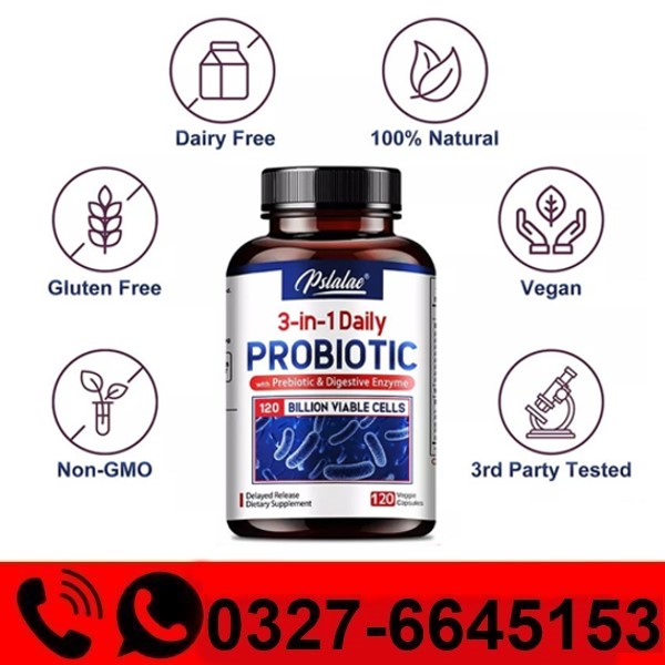  3-in-1 Daily Probiotics Capsules Price in Pakistan