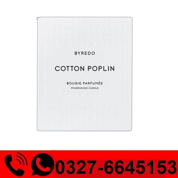  Byredo Cotton Poplin Candle 240 G Price in Pakistan