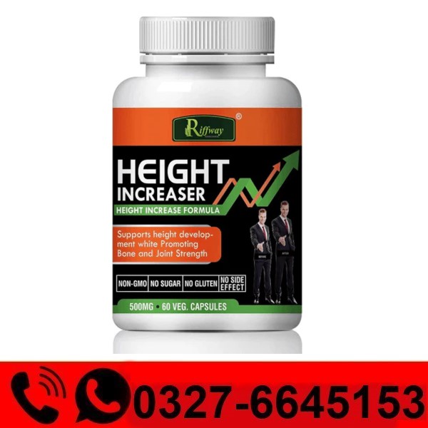  Riffway Height Increase Herbal Capsules Price in Pakistan