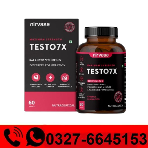 Nirvasa Testo 7X Tablets with Tribulus Tablets Price in Pakistan